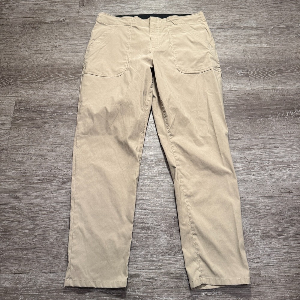Eddie Baur Pants Womens 10 Beige Nylon Outdoor Trekking Lightweight Hike 32x28